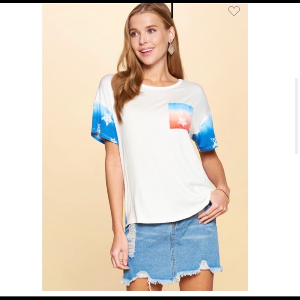 Tie-dye print t-shirt